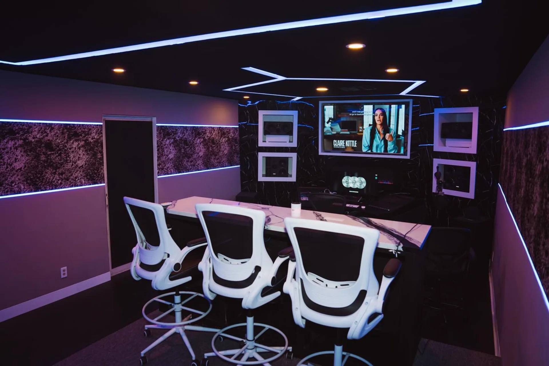 Wide view of Studio A